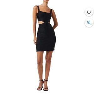 French Connection little black cutout dress, Small